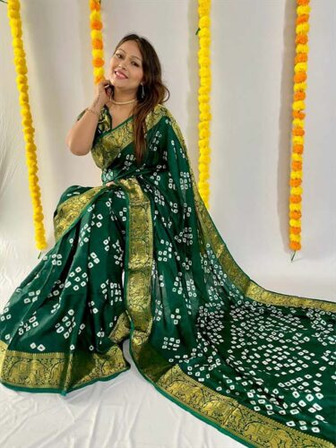 Bandhani Saree Bandhani Saree