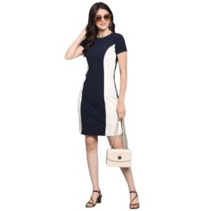 Fit And Flare Short Sleeve Bodycon Dress